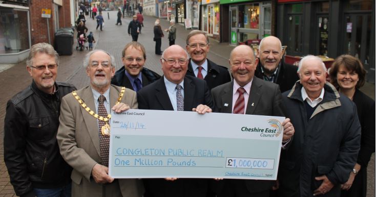 Congleton will see a million pound investment