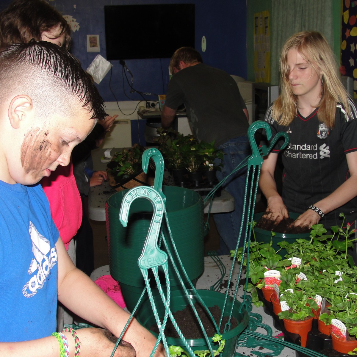 Bromley Farm Youth Club In Bloom 2014