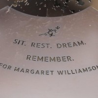Memorial for Margaret in Congleton Park